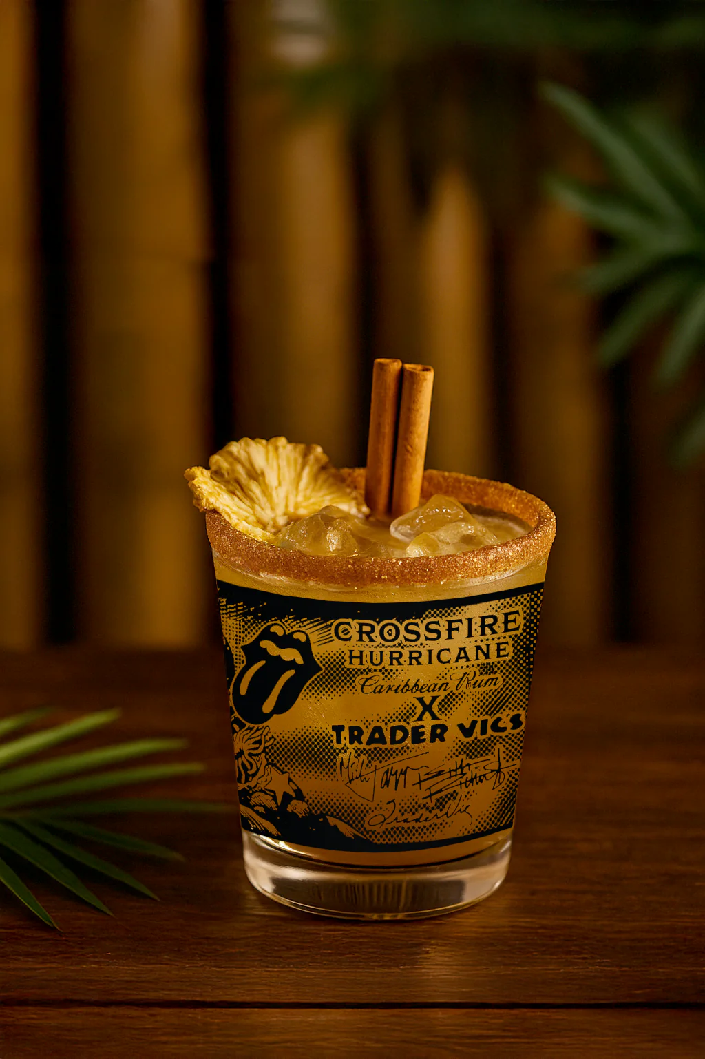 CROSSFIRE HURRICANE BY THE ROLLING STONES MAI TAI GLASS (2 COLORS AVAILABLE) - Image 6