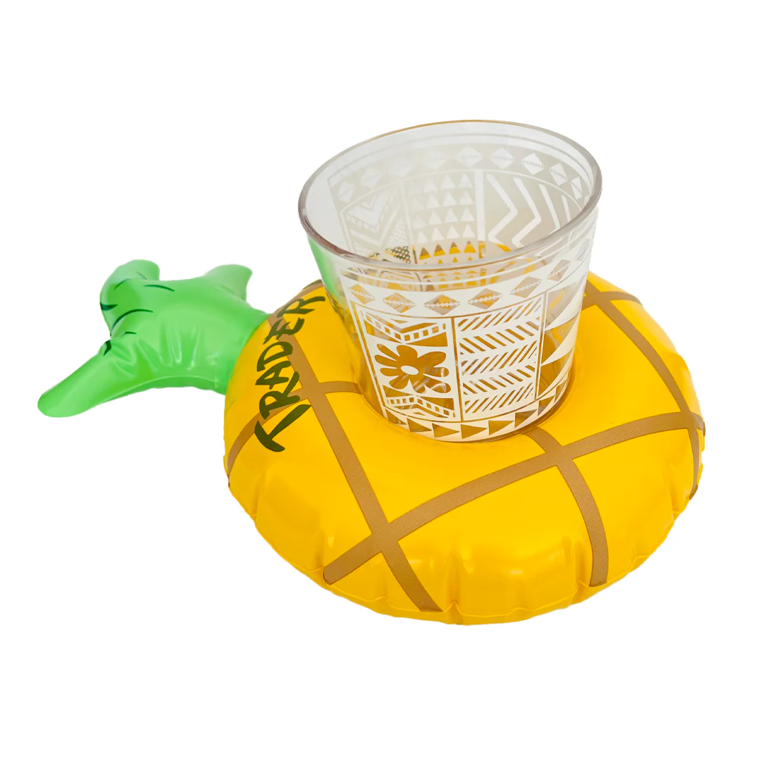 INFLATABLE PINEAPPLE DRINK COASTER - Image 2